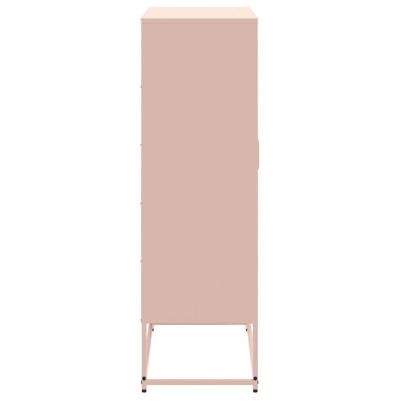 Highboard Rosa 68,5x38,5x123,5 cm Stahl