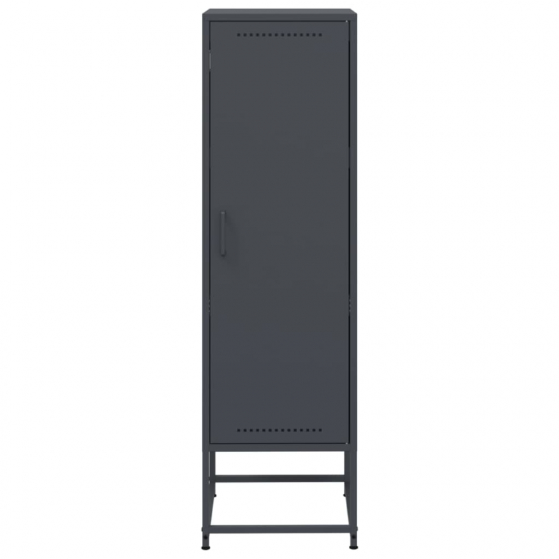 Highboard Anthrazit 36x39x123 cm Stahl