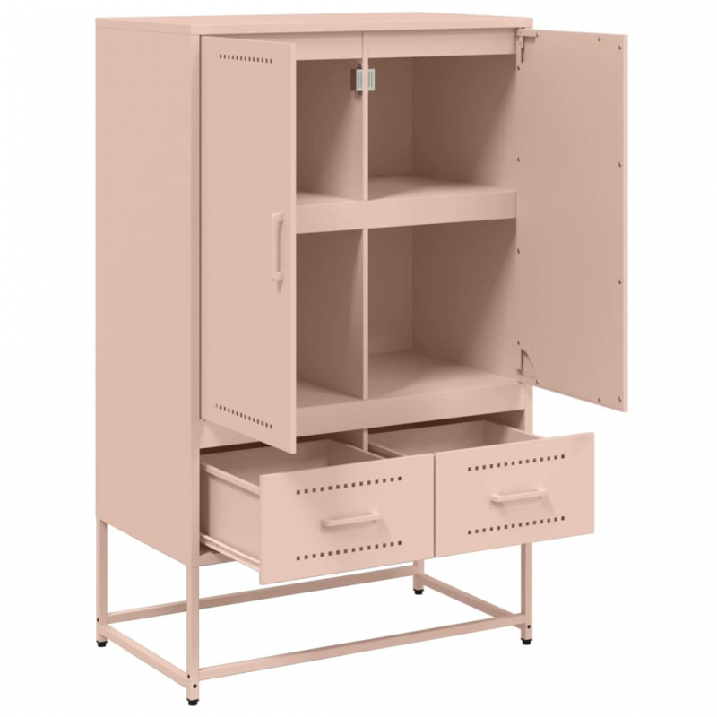 Highboard Rosa 68x39x111,5 cm Stahl