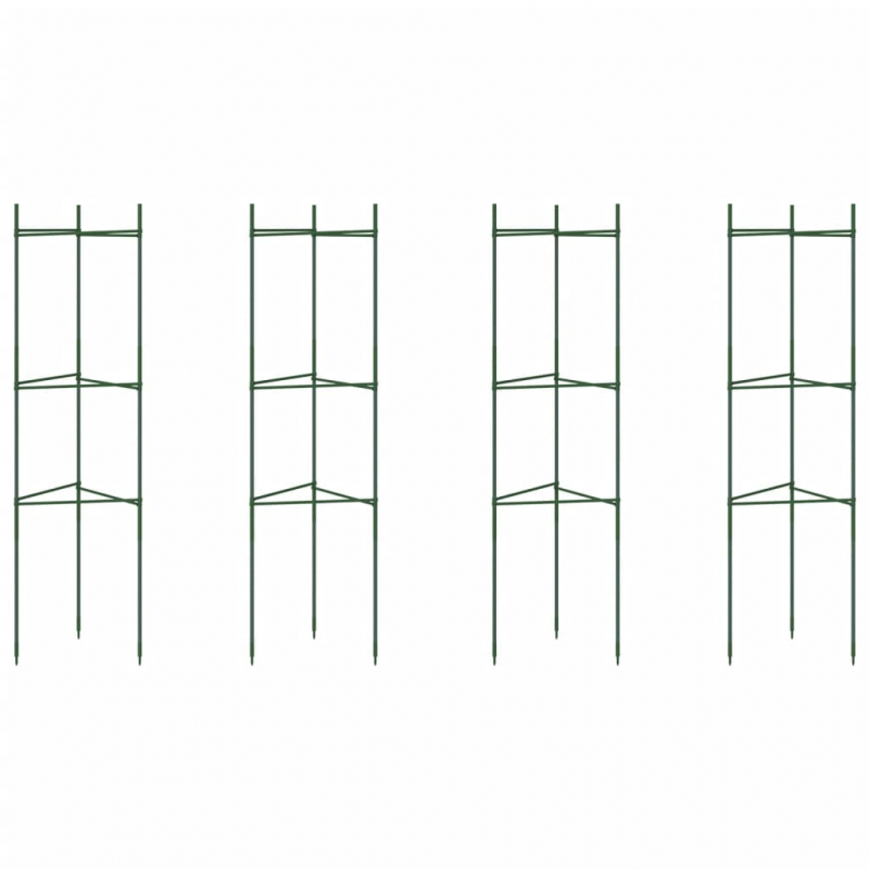 Tomatenkäfige 4 Stk. 116 cm Stahl und PP
