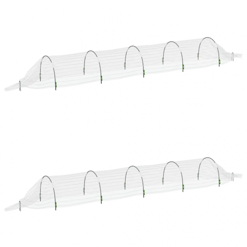 Netztunnel 2 Stk. 1,5x5 m Fiberglas und PP