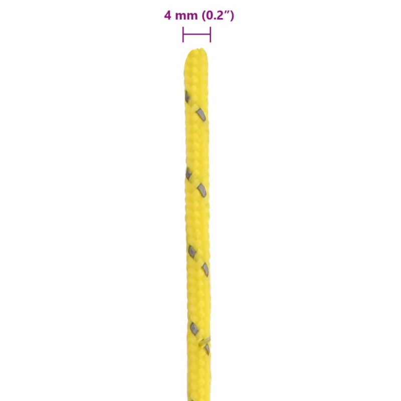 Zeltleinen mit Seilspannern 8 Stk. Reflektierend 4 m 4 mm