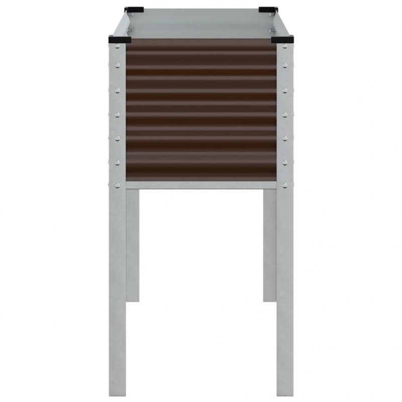 Pflanzkübel Braun 100x41x90 cm Stahl