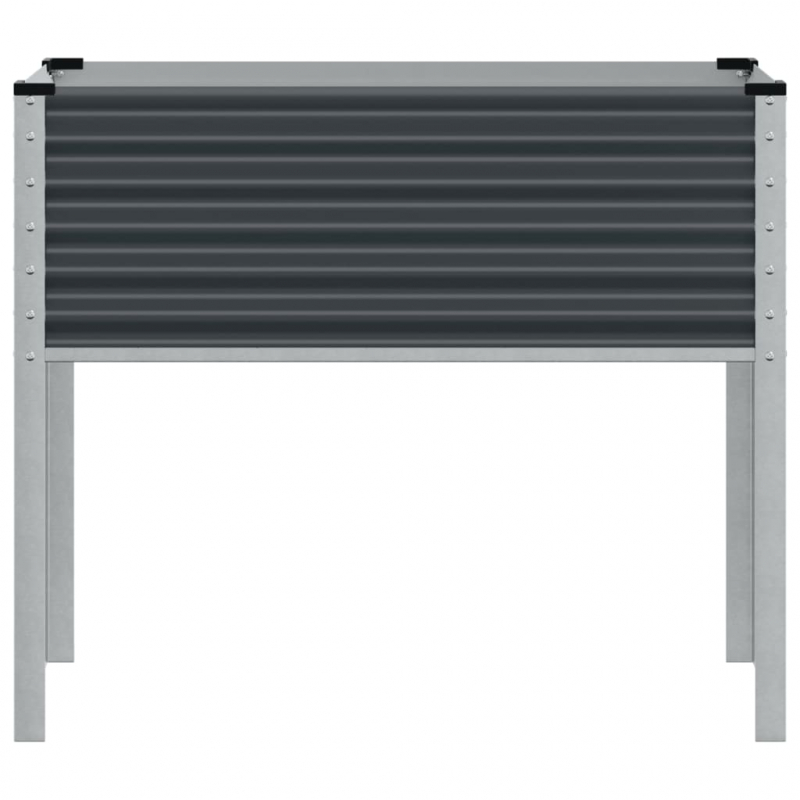 Pflanzkübel Anthrazit 100x41x90 Stahl