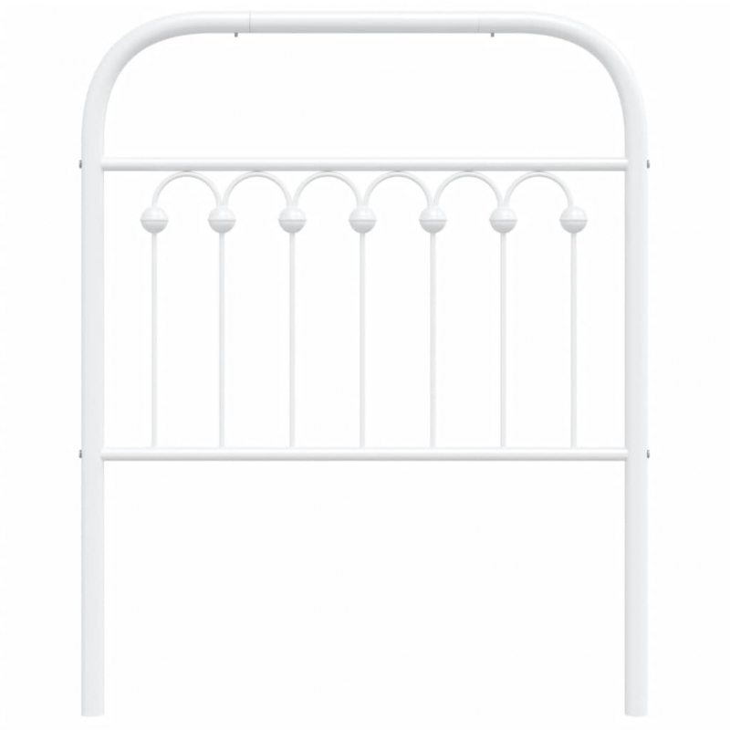 Kopfteil Metall Weiß 75 cm