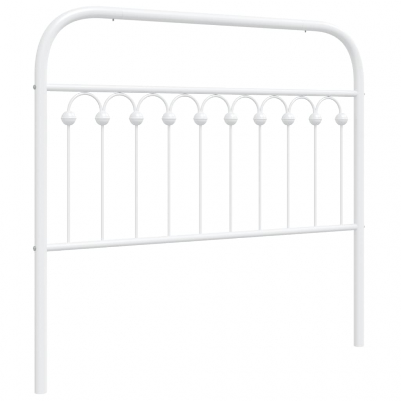 Kopfteil Metall Weiß 107 cm