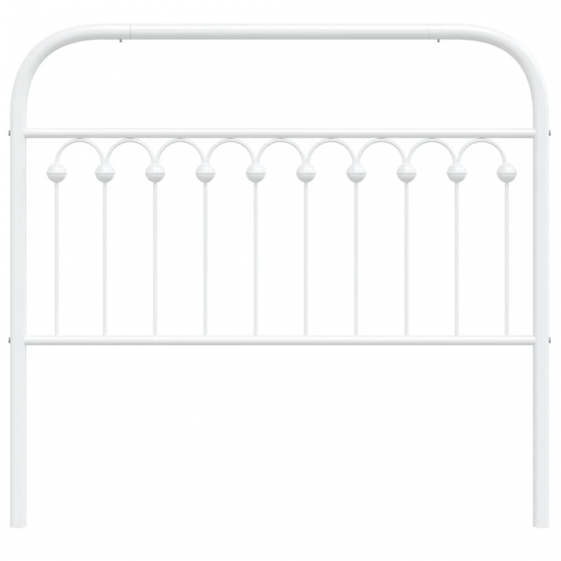 Kopfteil Metall Weiß 107 cm
