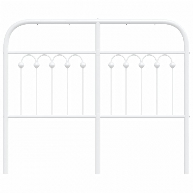 Kopfteil Metall Weiß 120 cm