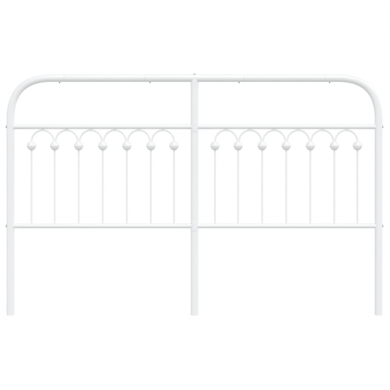 Kopfteil Metall Weiß 160 cm