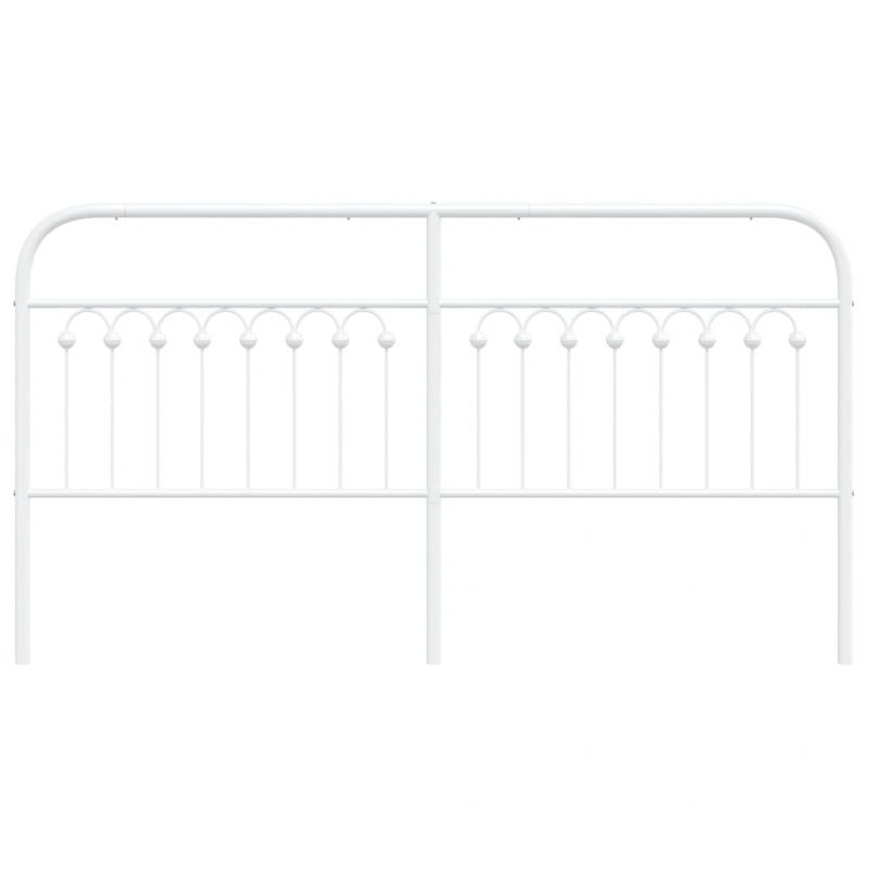 Kopfteil Metall Weiß 180 cm