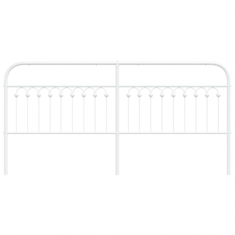 Kopfteil Metall Weiß 193 cm