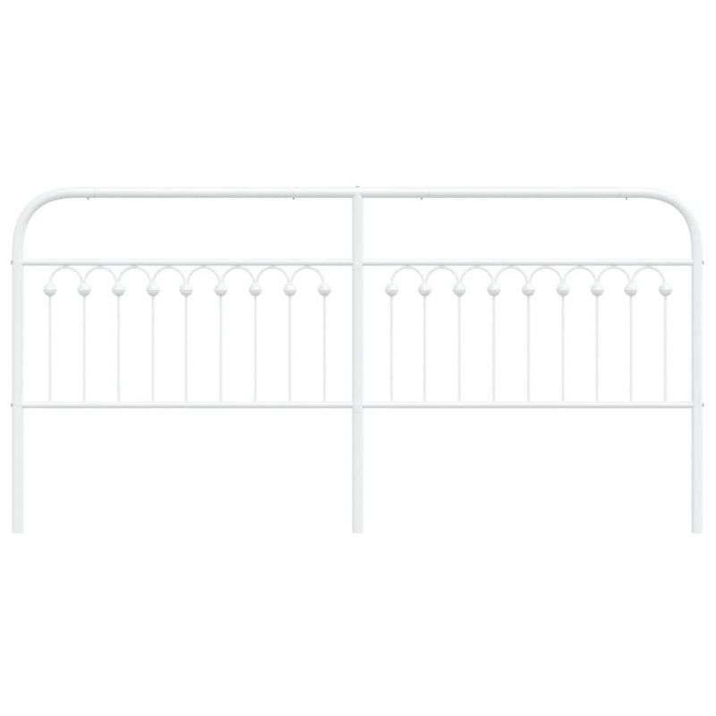 Kopfteil Metall Weiß 200 cm