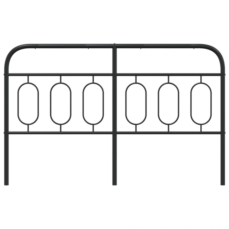 Kopfteil Metall Schwarz 137 cm