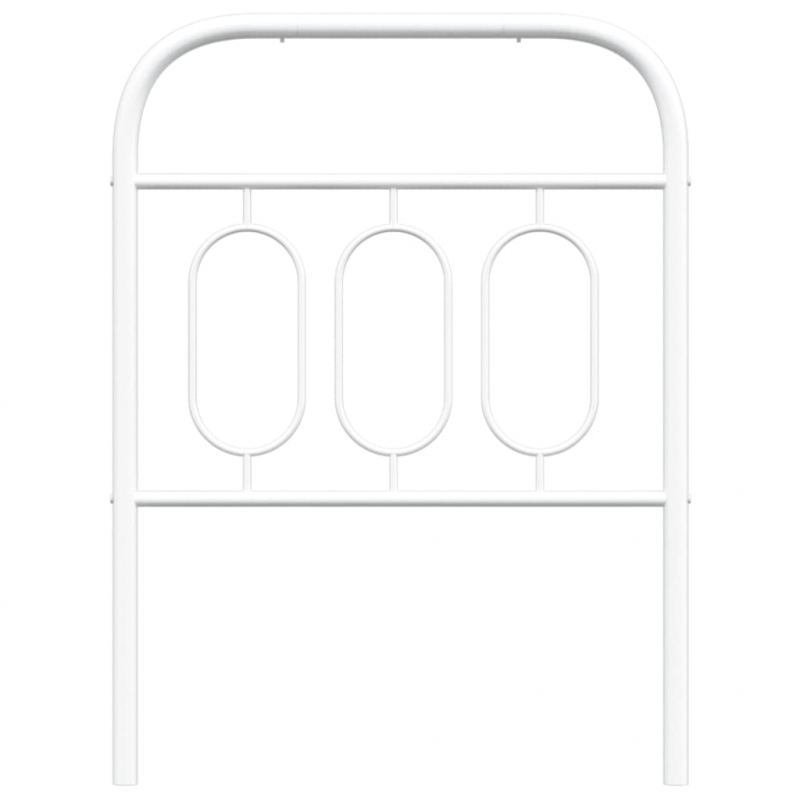 Kopfteil Metall Weiß 75 cm