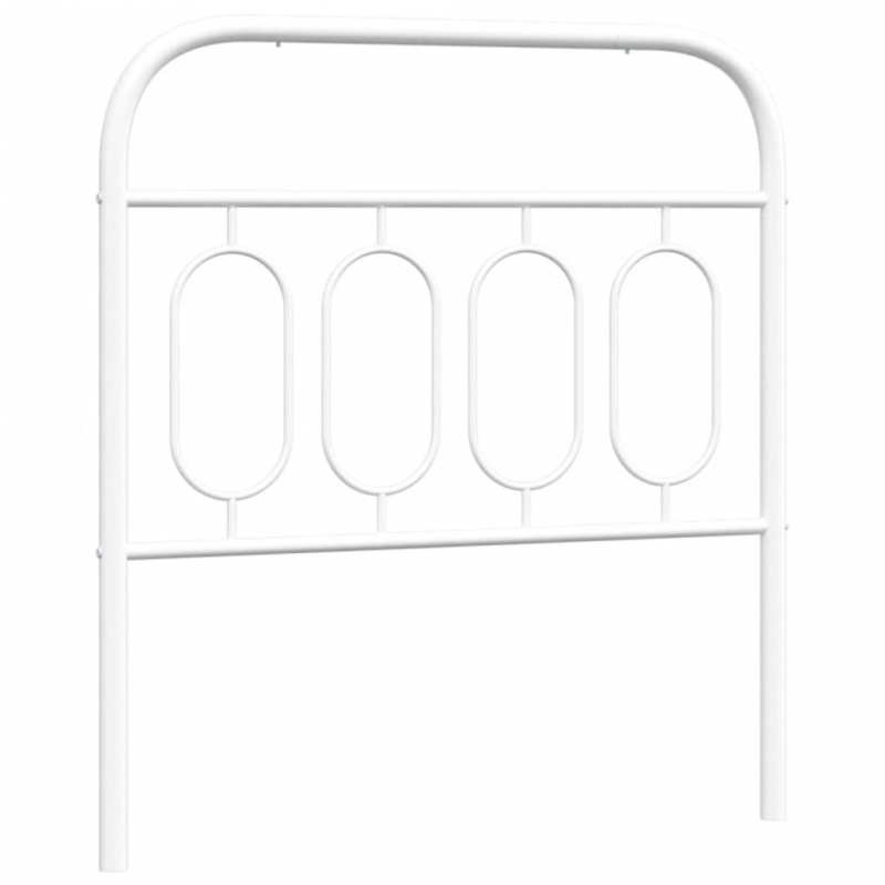 Kopfteil Metall Weiß 80 cm