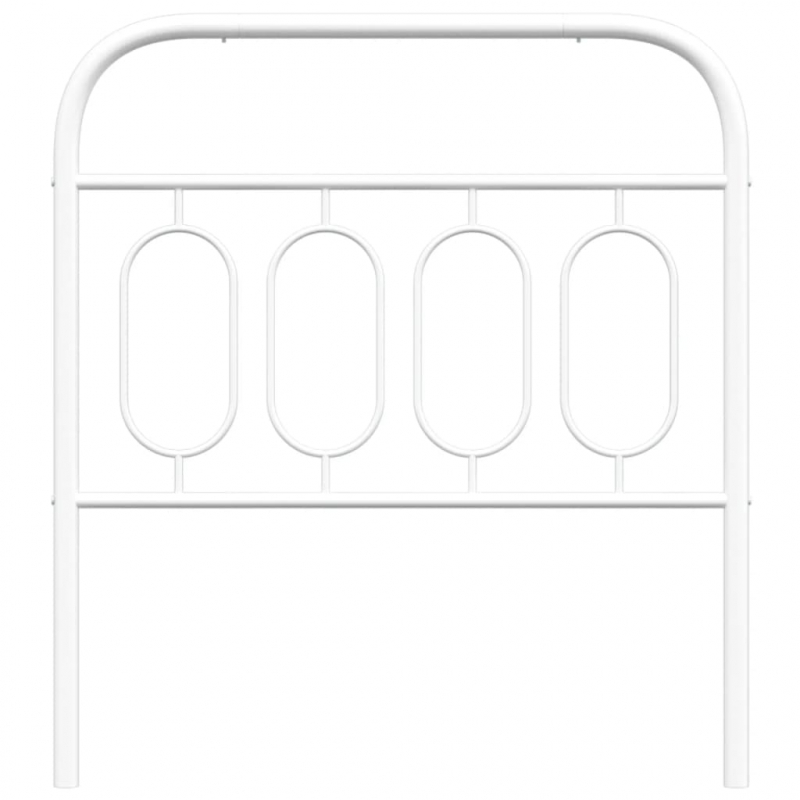 Kopfteil Metall Weiß 80 cm