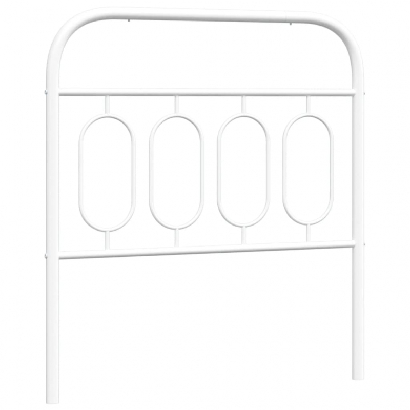 Kopfteil Metall Weiß 90 cm