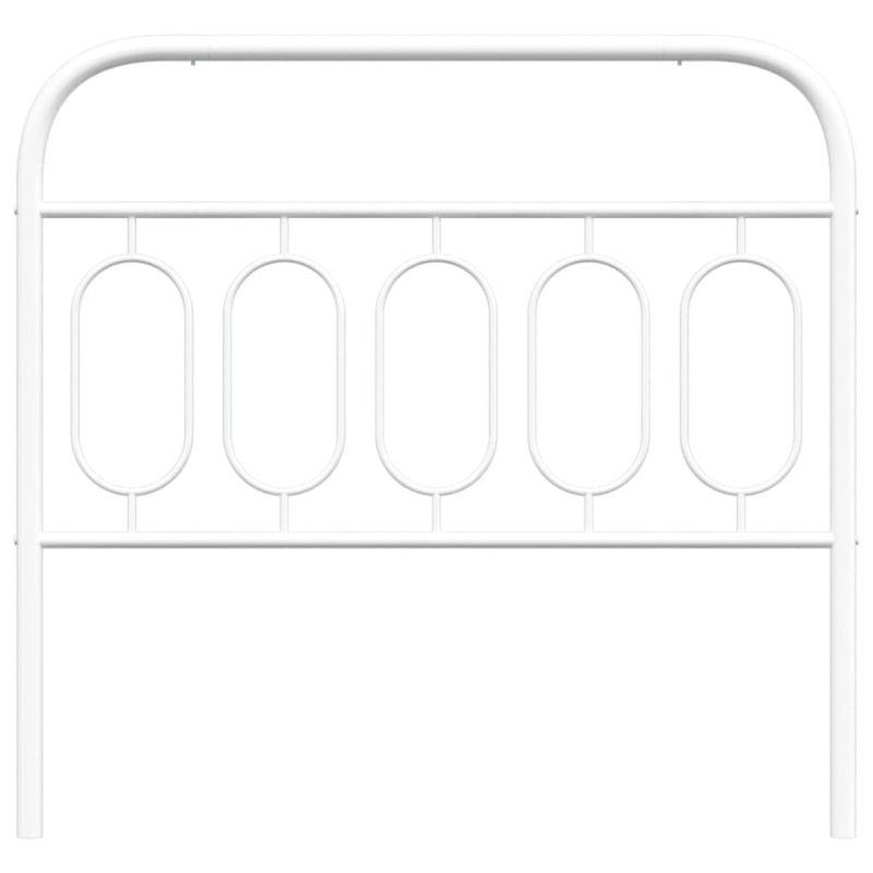 Kopfteil Metall Weiß 100 cm
