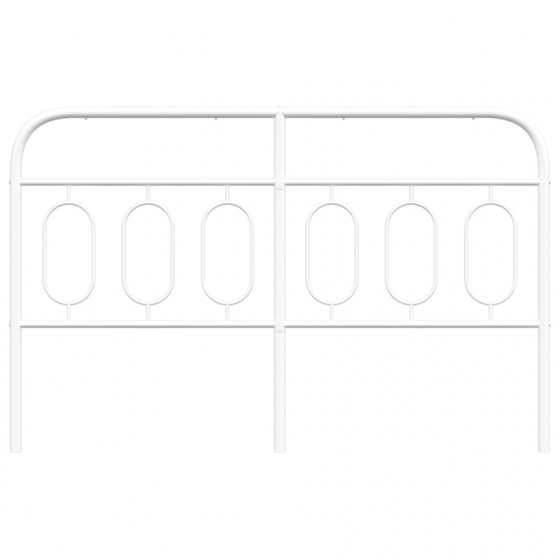 Kopfteil Metall Weiß 150 cm