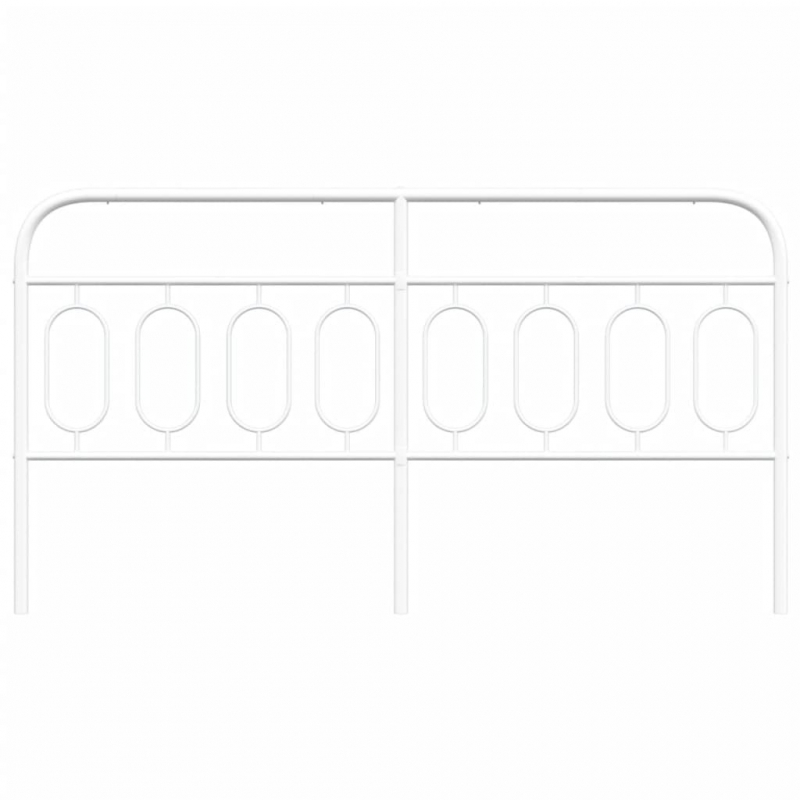 Kopfteil Metall Weiß 160 cm