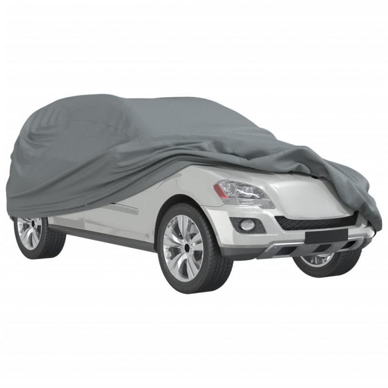 Autoabdeckung für SUV Voll Grau XL Vliesstoff