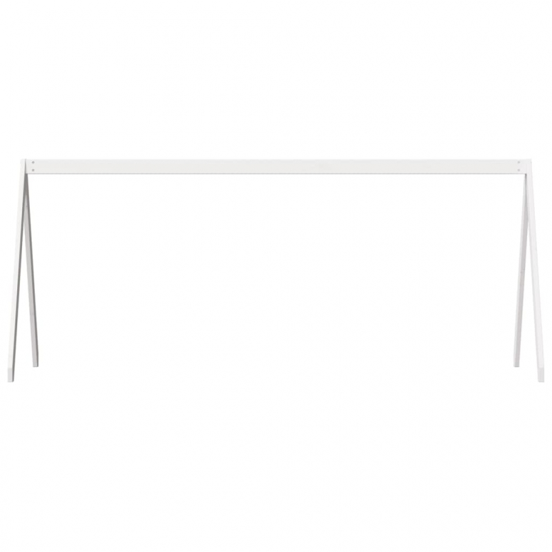 Dach für Kinderbett Weiß 209x85,5x88 cm Massivholz Kiefer