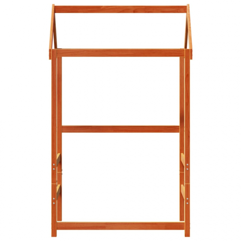 Dach für Kinderbett Wachsbraun 108x70x176,5cm Massivholz Kiefer