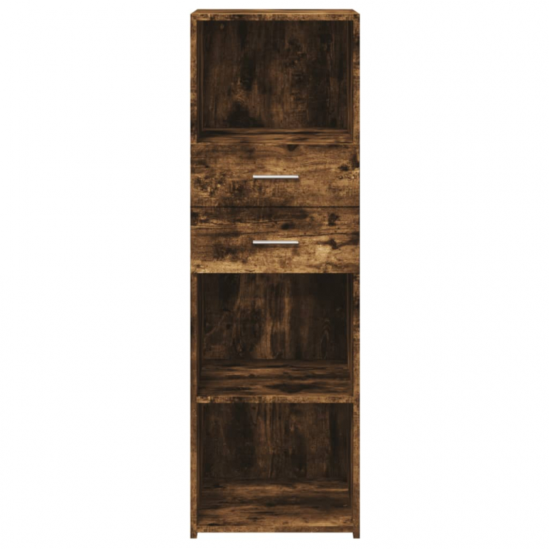 Highboard Räuchereiche 40x42,5x124 cm Holzwerkstoff