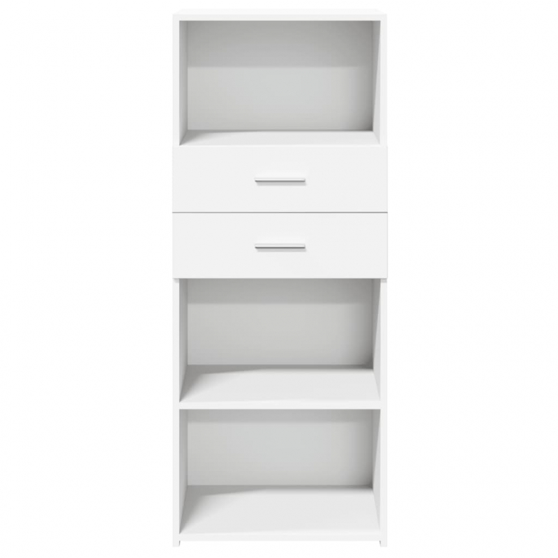 Highboard Weiß 50x42,5x124 cm Holzwerkstoff