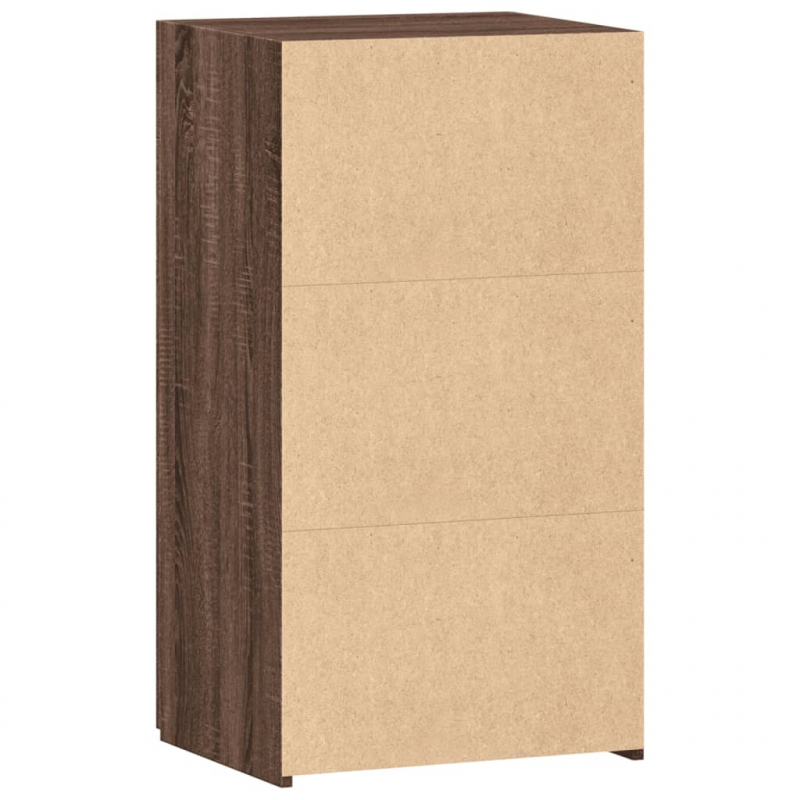 Sideboard Braun Eichen-Optik 50x42,5x93 cm Holzwerkstoff