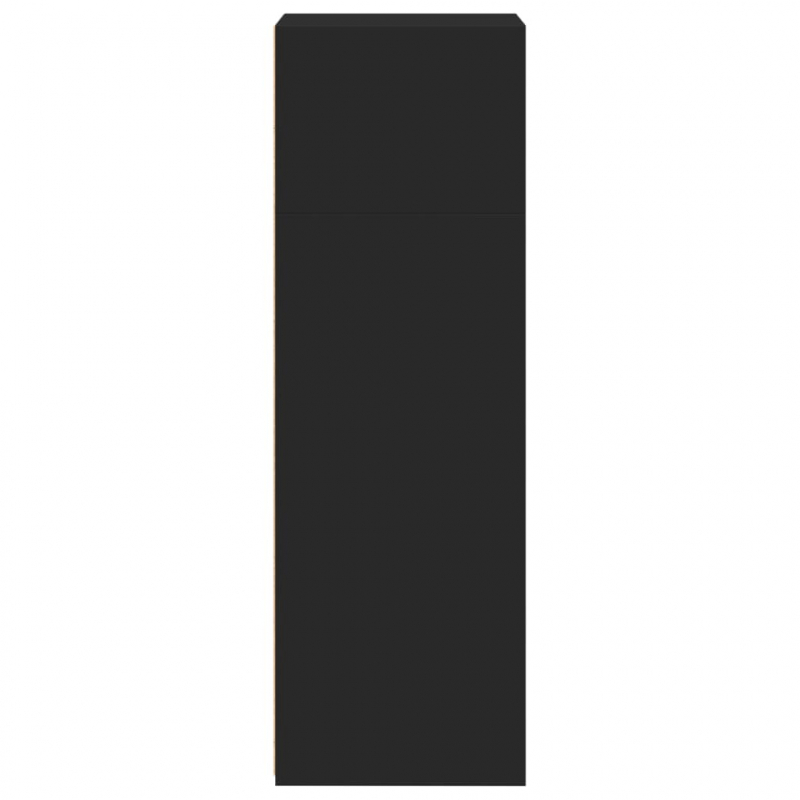 Highboard Schwarz 45x41x124 cm Holzwerkstoff