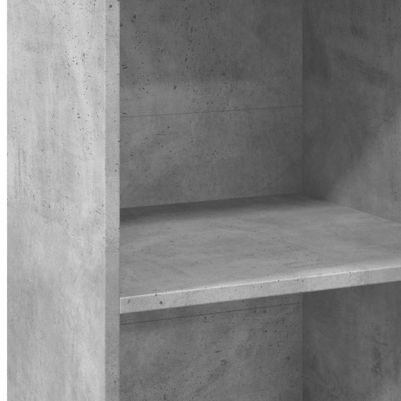 Highboard Betongrau 45x41x124 cm Holzwerkstoff