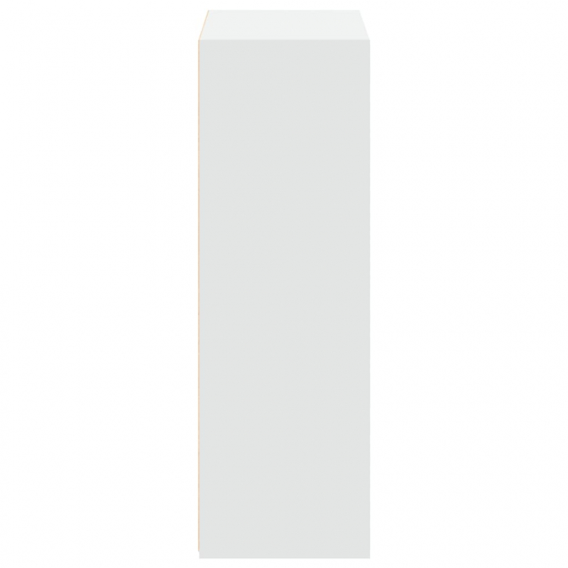 Highboard Weiß 70x41x124 cm Holzwerkstoff