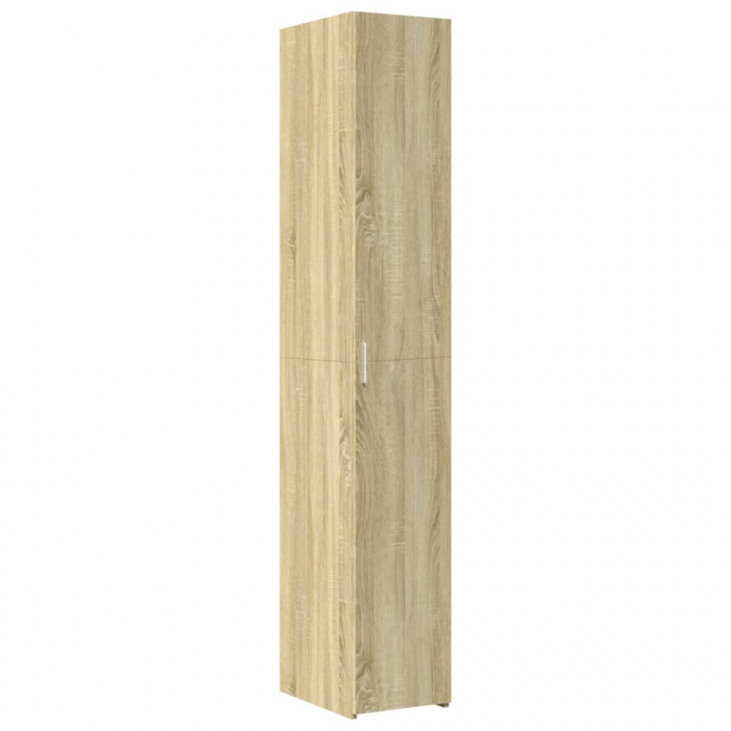 Hochschrank Schmal Sonoma-Eiche 30x42,5x225 cm Holzwerkstoff