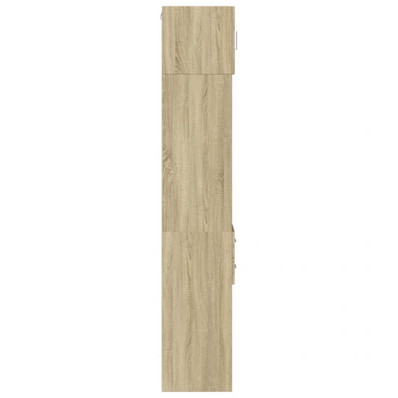 Hochschrank Schmal Sonoma-Eiche 30x42,5x225 cm Holzwerkstoff