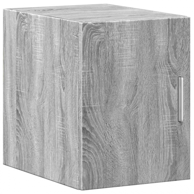 Hochschrank Schmal Grau Sonoma 30x42,5x225 cm Holzwerkstoff