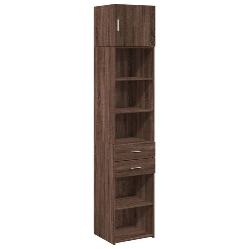 Hochschrank Schmal Eichen-Optik 45x42,5x225 cm Holzwerkstoff