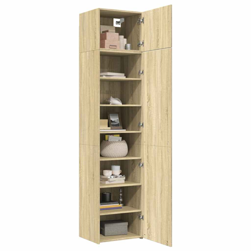 Hochschrank Schmal Sonoma-Eiche 50x42,5x225 cm Holzwerkstoff