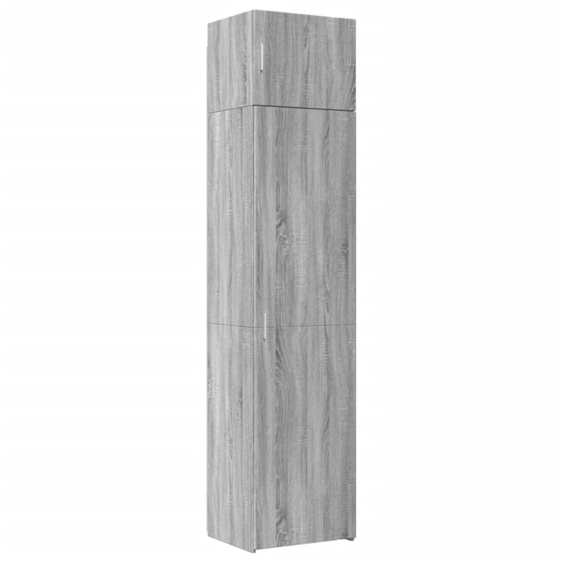 Hochschrank Schmal Grau Sonoma 50x42,5x225 cm Holzwerkstoff