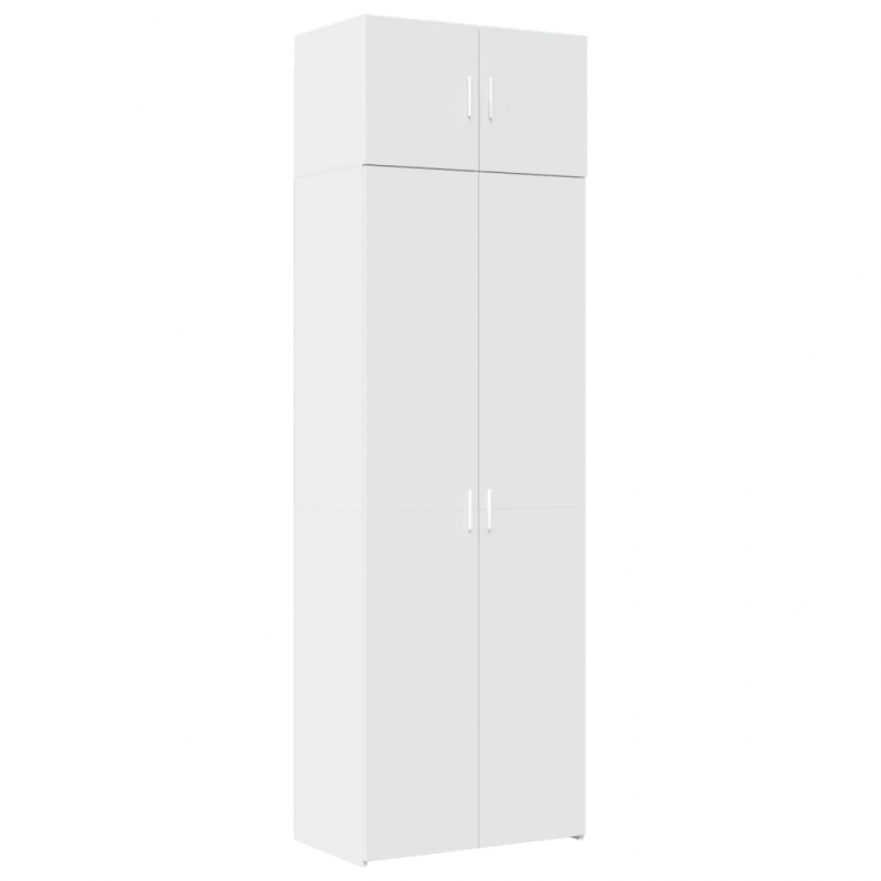 Hochschrank Weiß 70x42,5x225 cm Holzwerkstoff