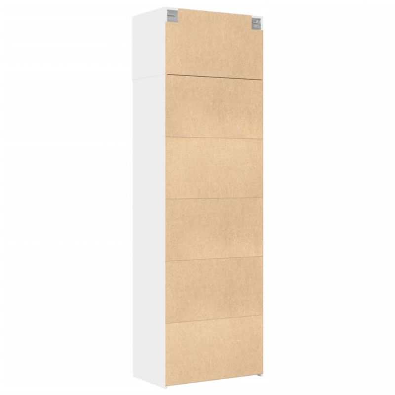 Hochschrank Weiß 70x42,5x225 cm Holzwerkstoff