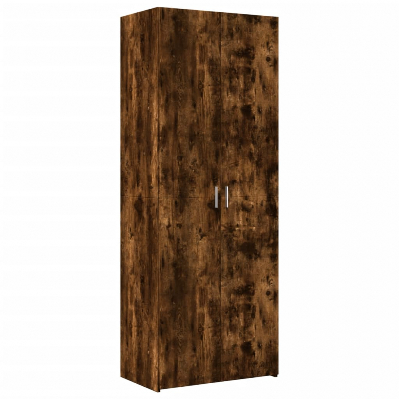 Hochschrank Räuchereiche 70x42,5x225 cm Holzwerkstoff