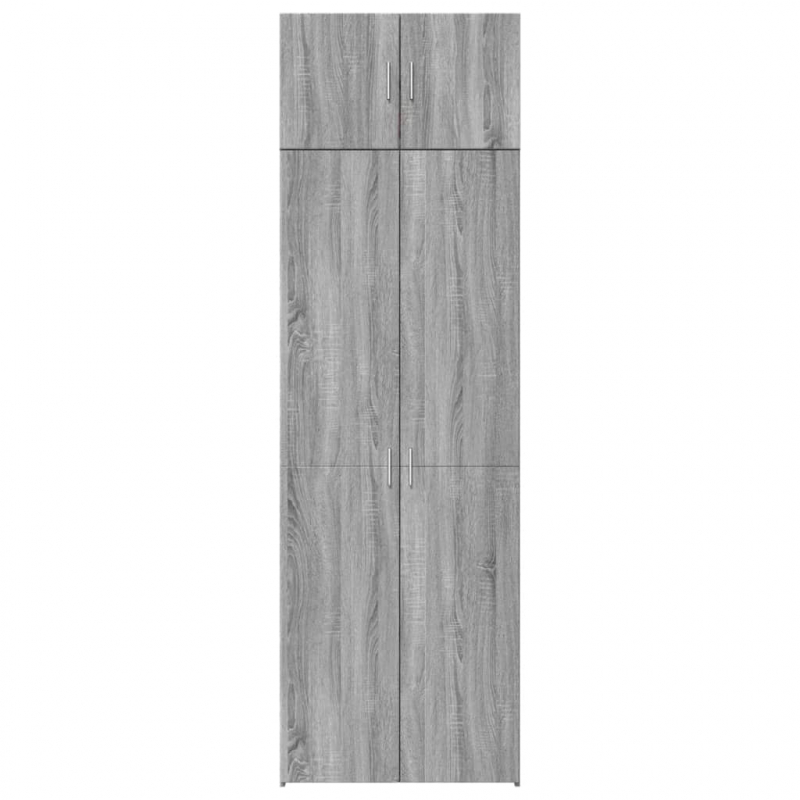 Hochschrank Grau Sonoma 70x42,5x225 cm Holzwerkstoff