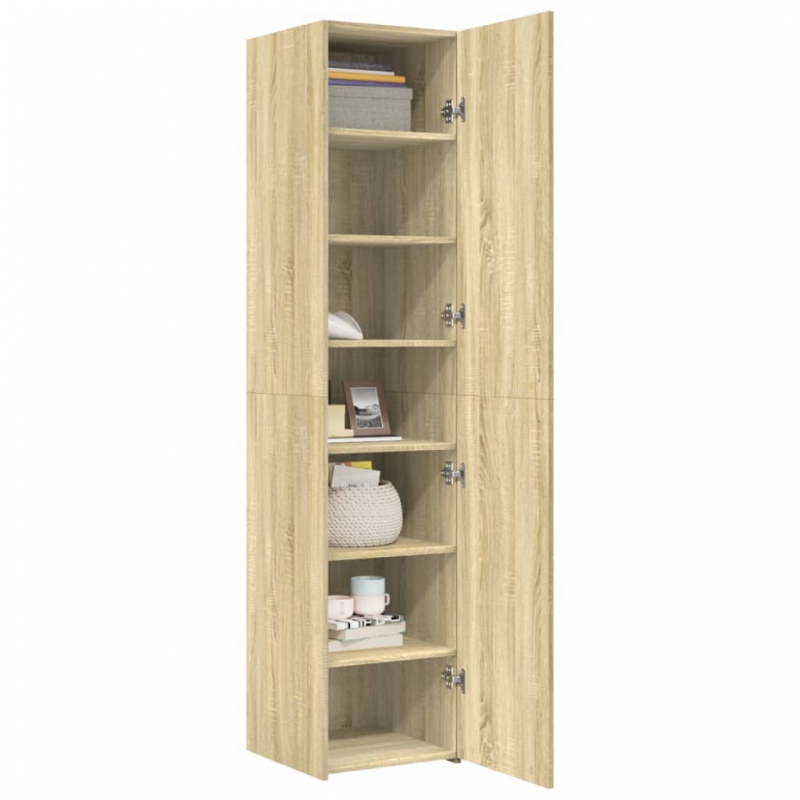 Highboard Sonoma-Eiche 40x42,5x185 cm Holzwerkstoff