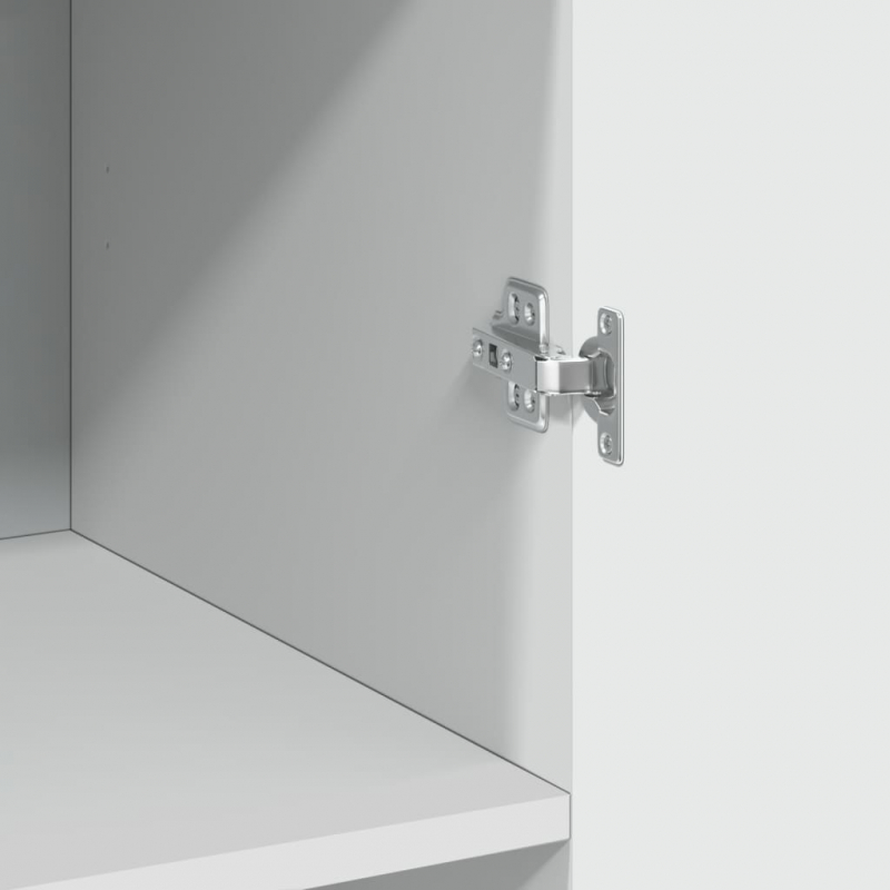 Highboard Weiß 70x42,5x185 cm Holzwerkstoff