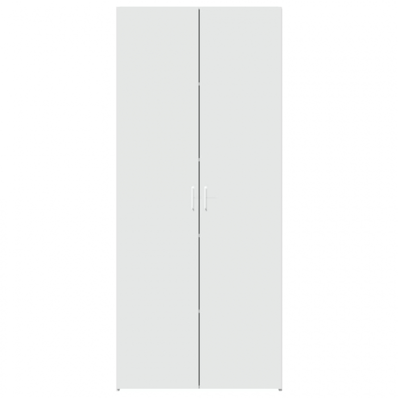 Highboard Weiß 80x42,5x185 cm Holzwerkstoff