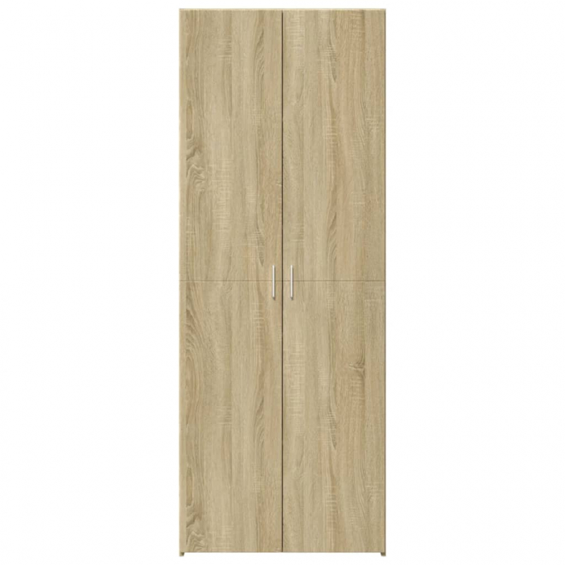Highboard Sonoma-Eiche 80x42,5x185 cm Holzwerkstoff