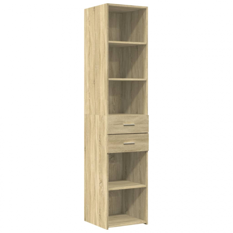 Highboard Sonoma-Eiche 40x42,5x185 cm Holzwerkstoff
