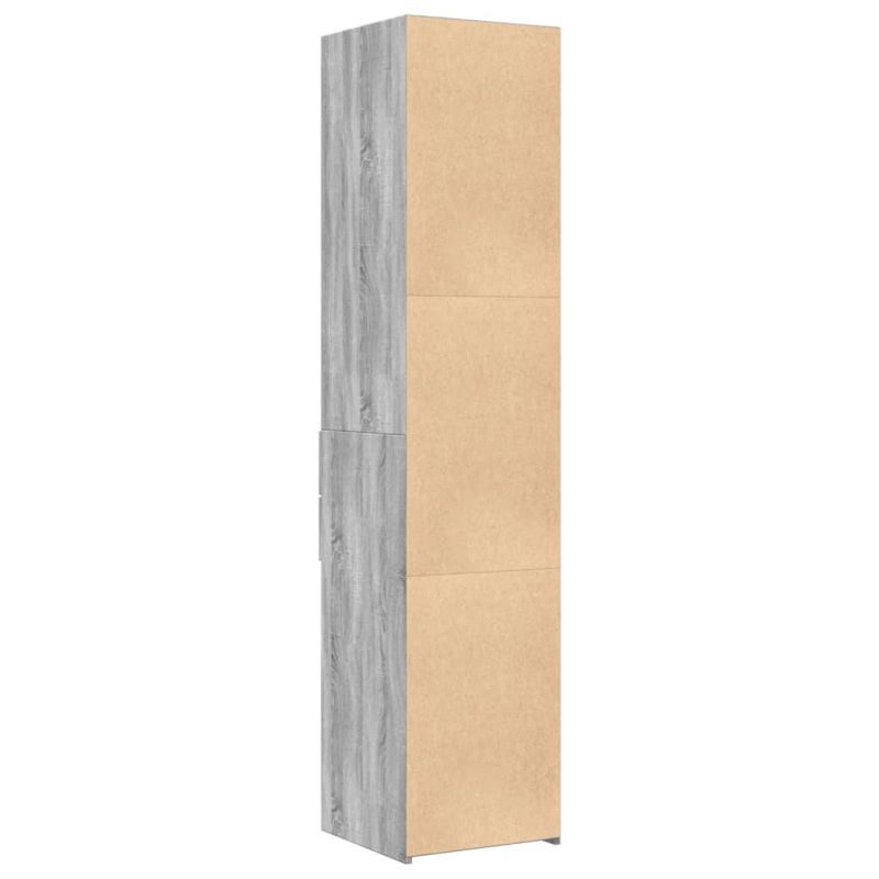 Highboard Grau Sonoma 40x42,5x185 cm Holzwerkstoff
