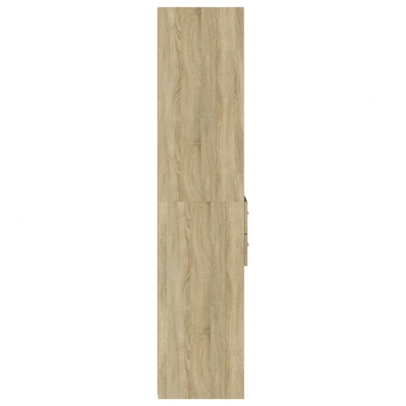 Highboard Sonoma-Eiche 45x42,5x185 cm Holzwerkstoff